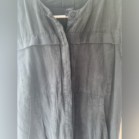 Black linen dress - Picture 2 of 4